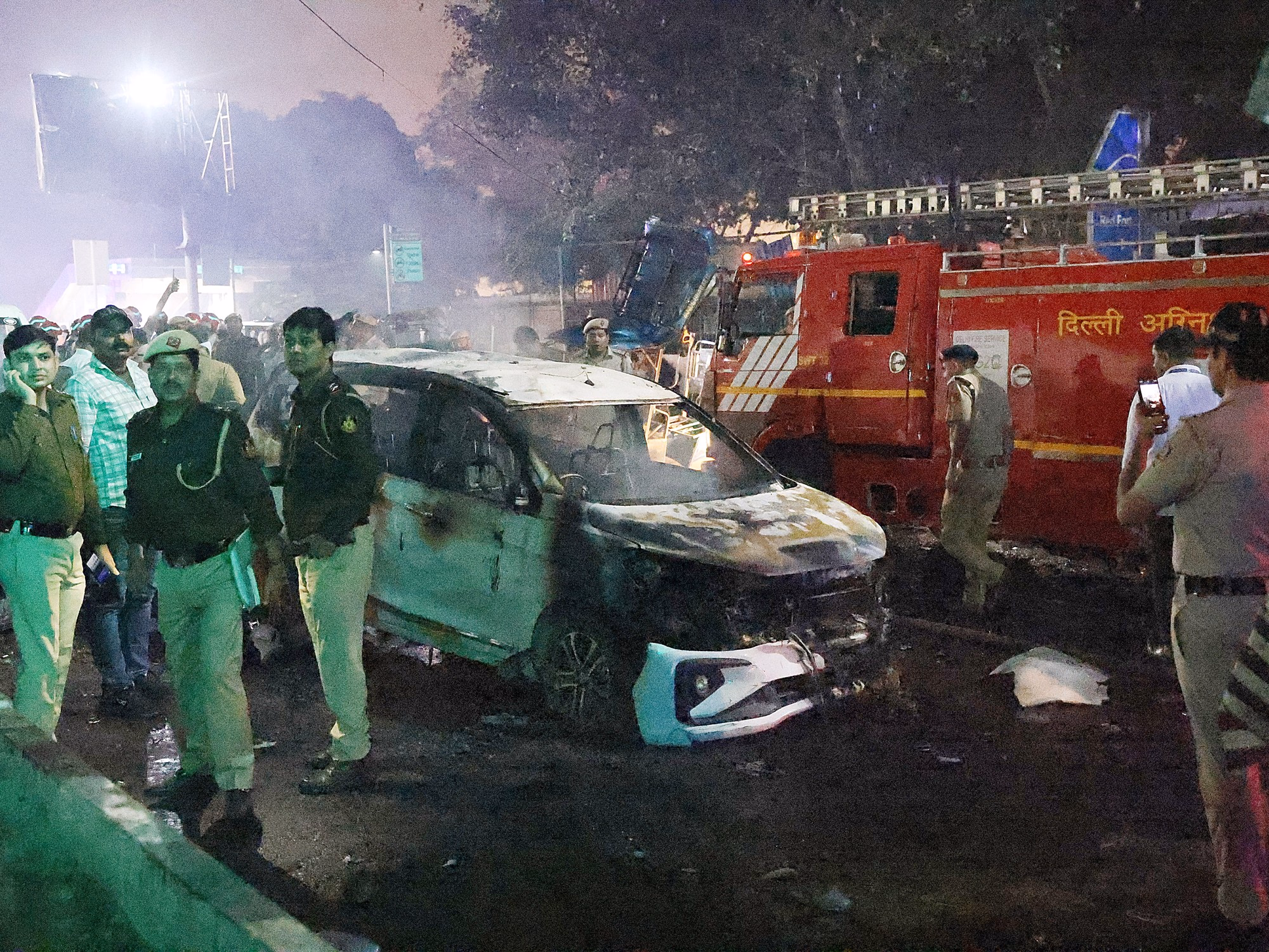 Car explosion near New Delhi's Red Fort kills at least eight people
