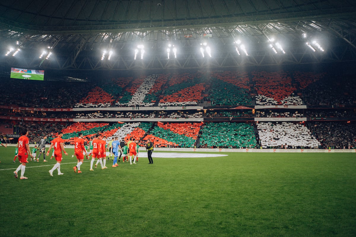 Bilbao hosts solidarity football match between Euskadi and Palestine amid large protests