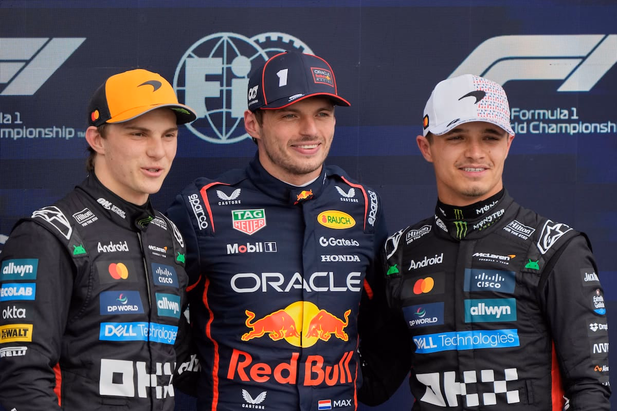 F1 title race tightens between Norris, Piastri, and Verstappen; Adrian Newey promoted at Aston Martin