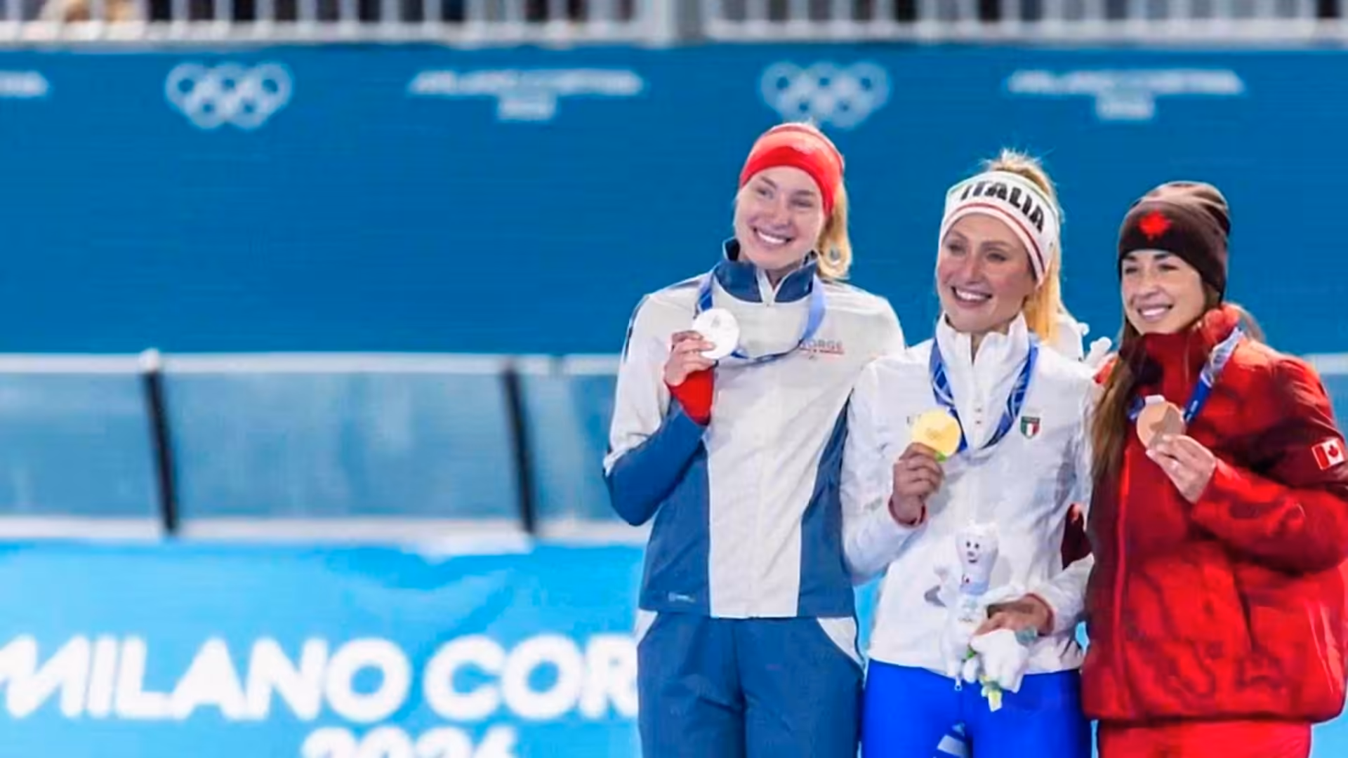 Winter Olympics medals breaking during celebrations at Milan-Cortina 2026