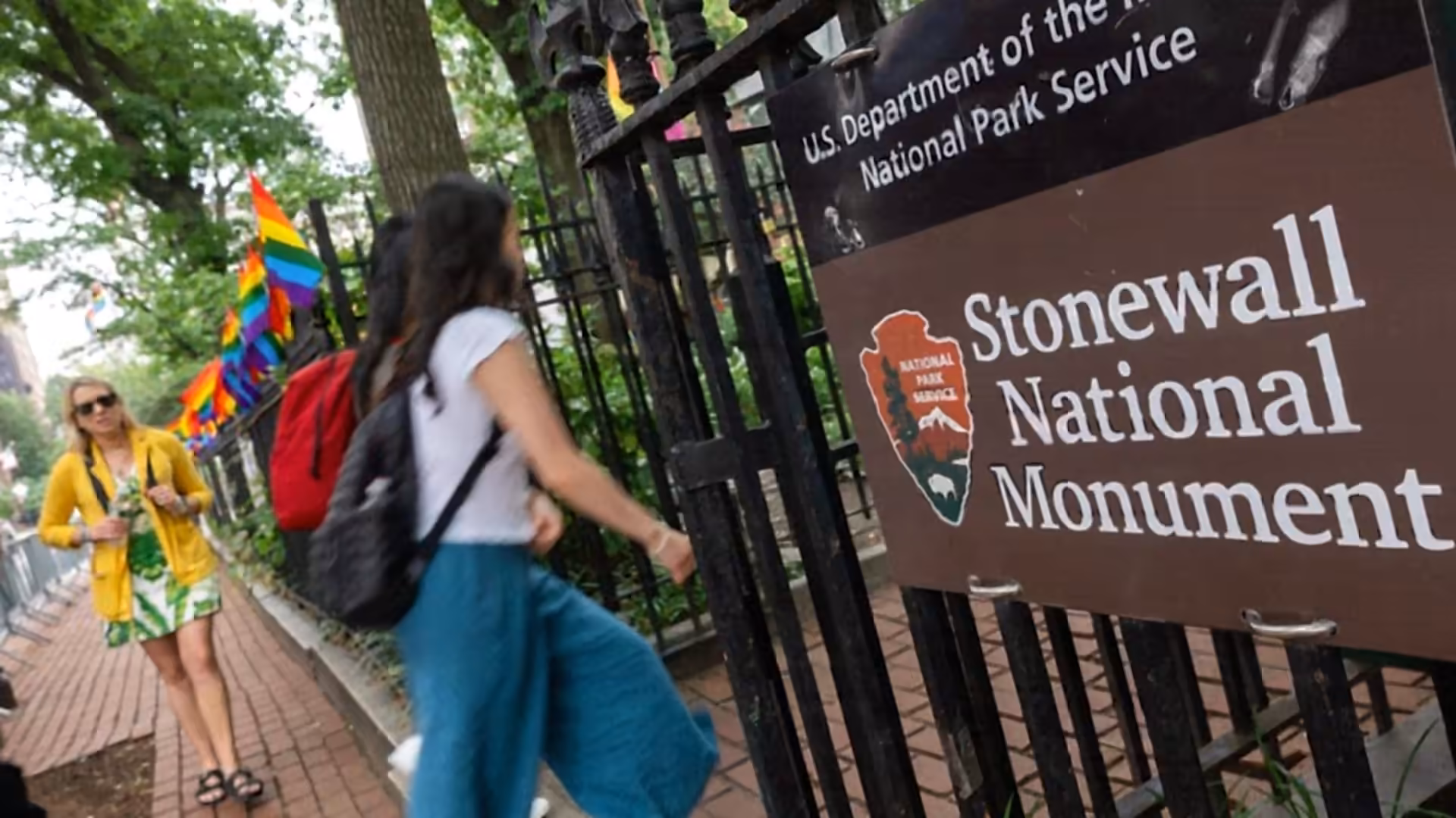 Trump administration removes pride flag from Stonewall National Monument in New York