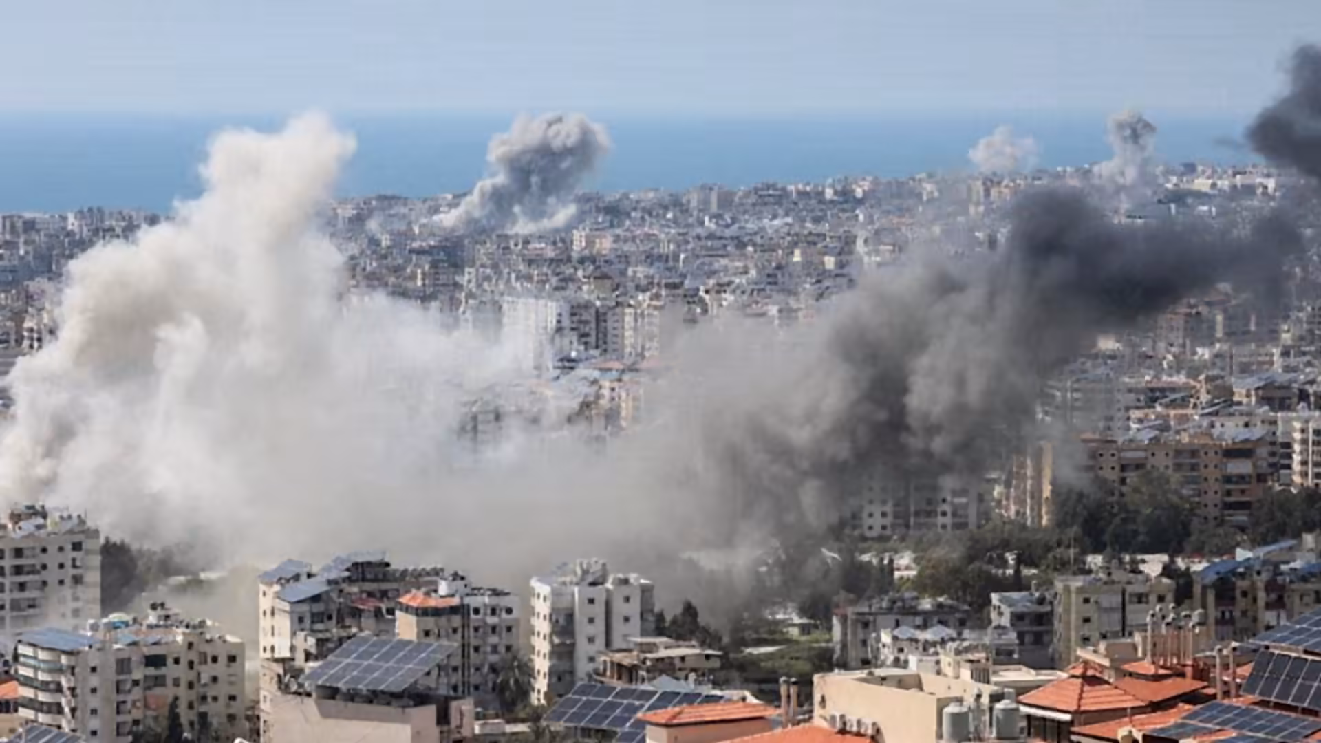 Israeli strikes kill hundreds in Beirut as Iran ceasefire begins