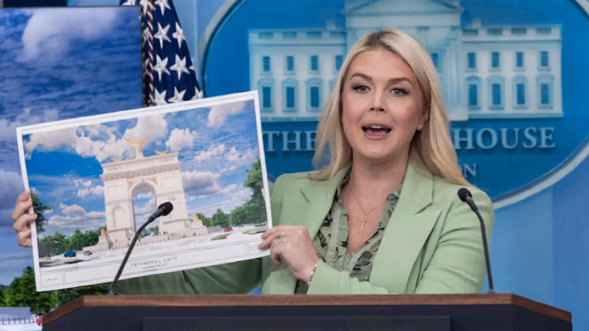 Commission gives preliminary approval to Trump's triumphal arch in Washington