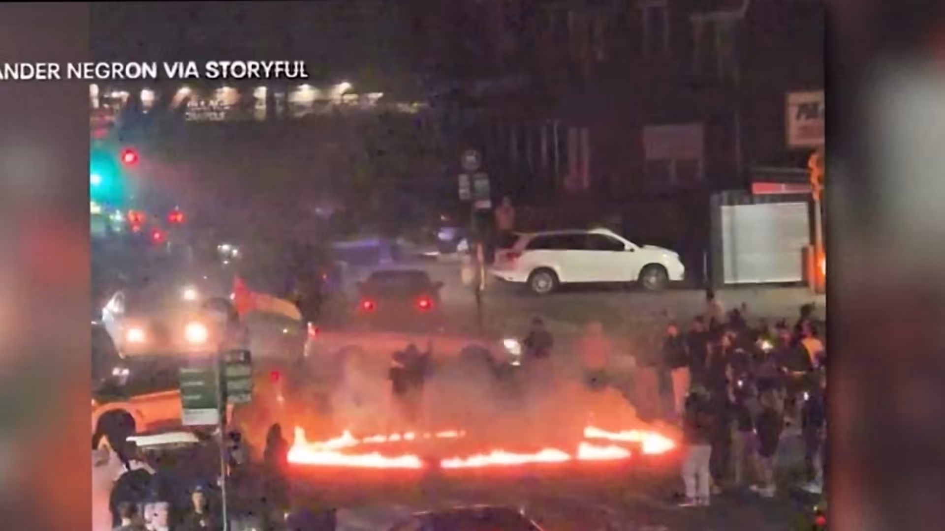 NYPD seeks suspects after illegal street takeover in Queens