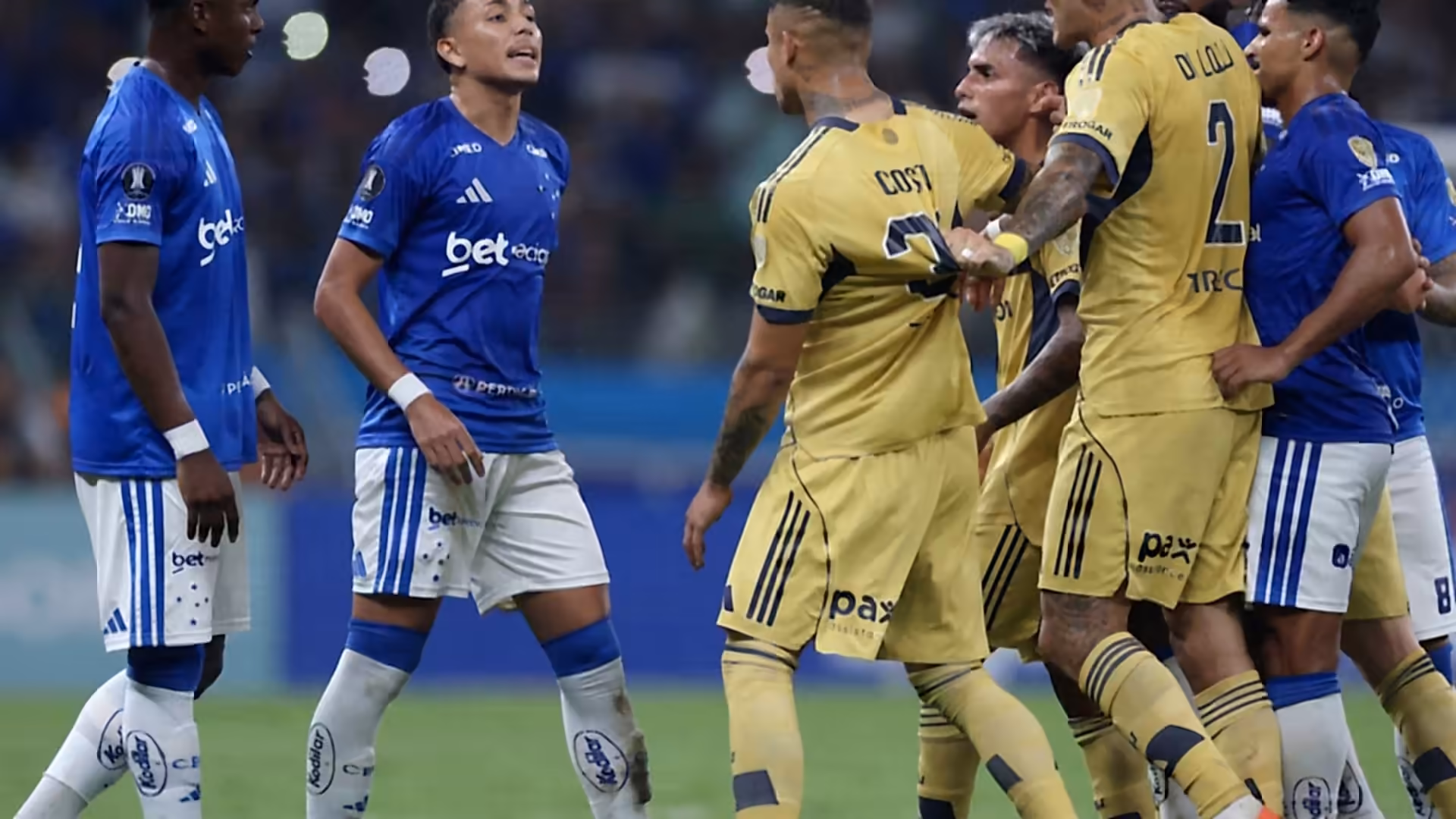 Cruzeiro beats Boca 1-0 in Copa Libertadores; scuffles erupt after final whistle