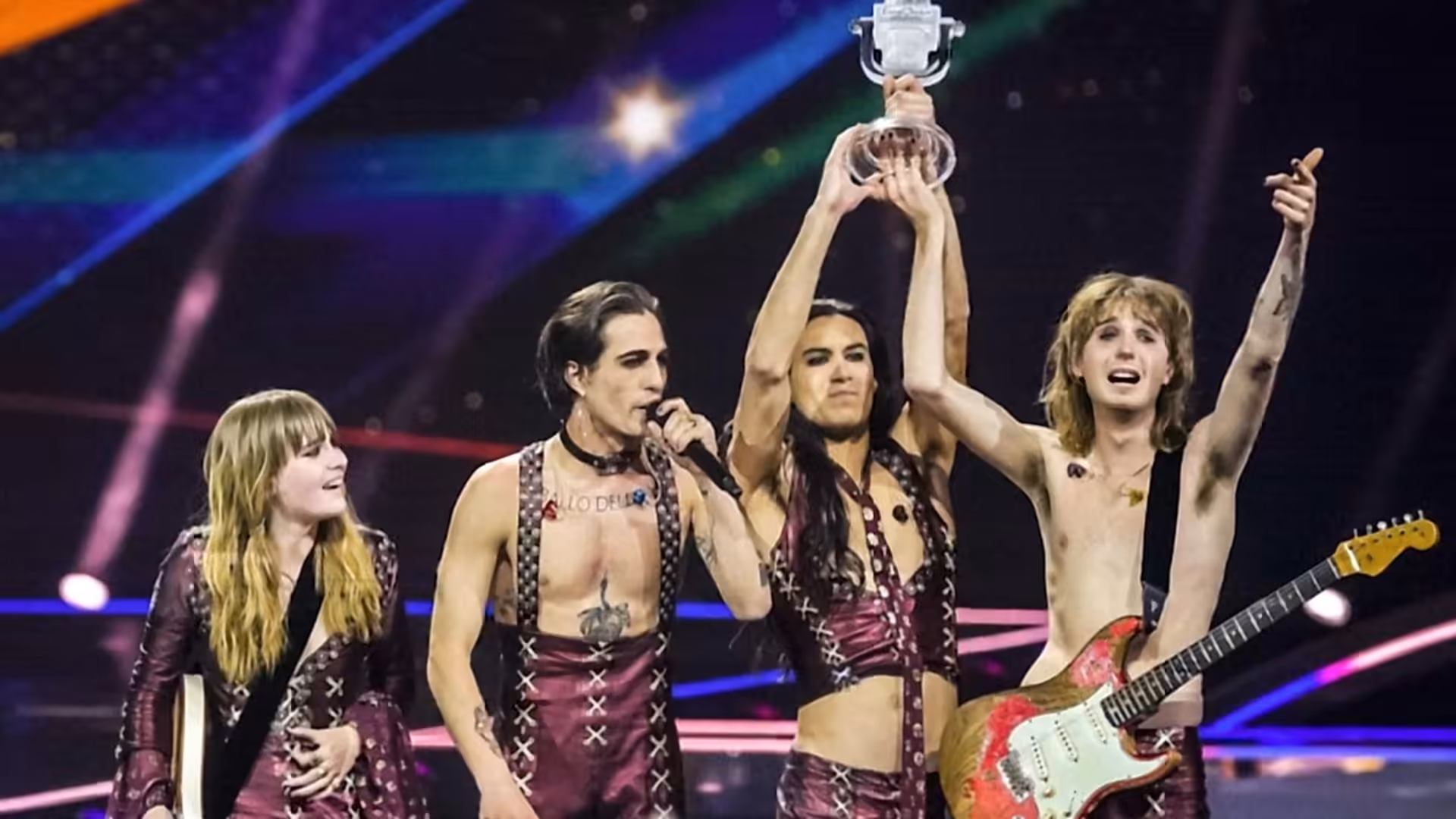 Maneskin members gather in Rome for bassist's birthday