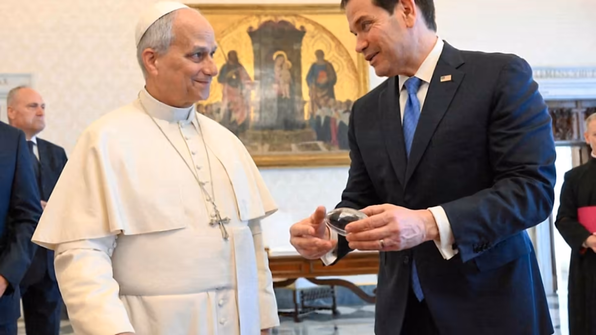 U.S. Secretary of State Marco Rubio meets Pope Leo XIV at Vatican