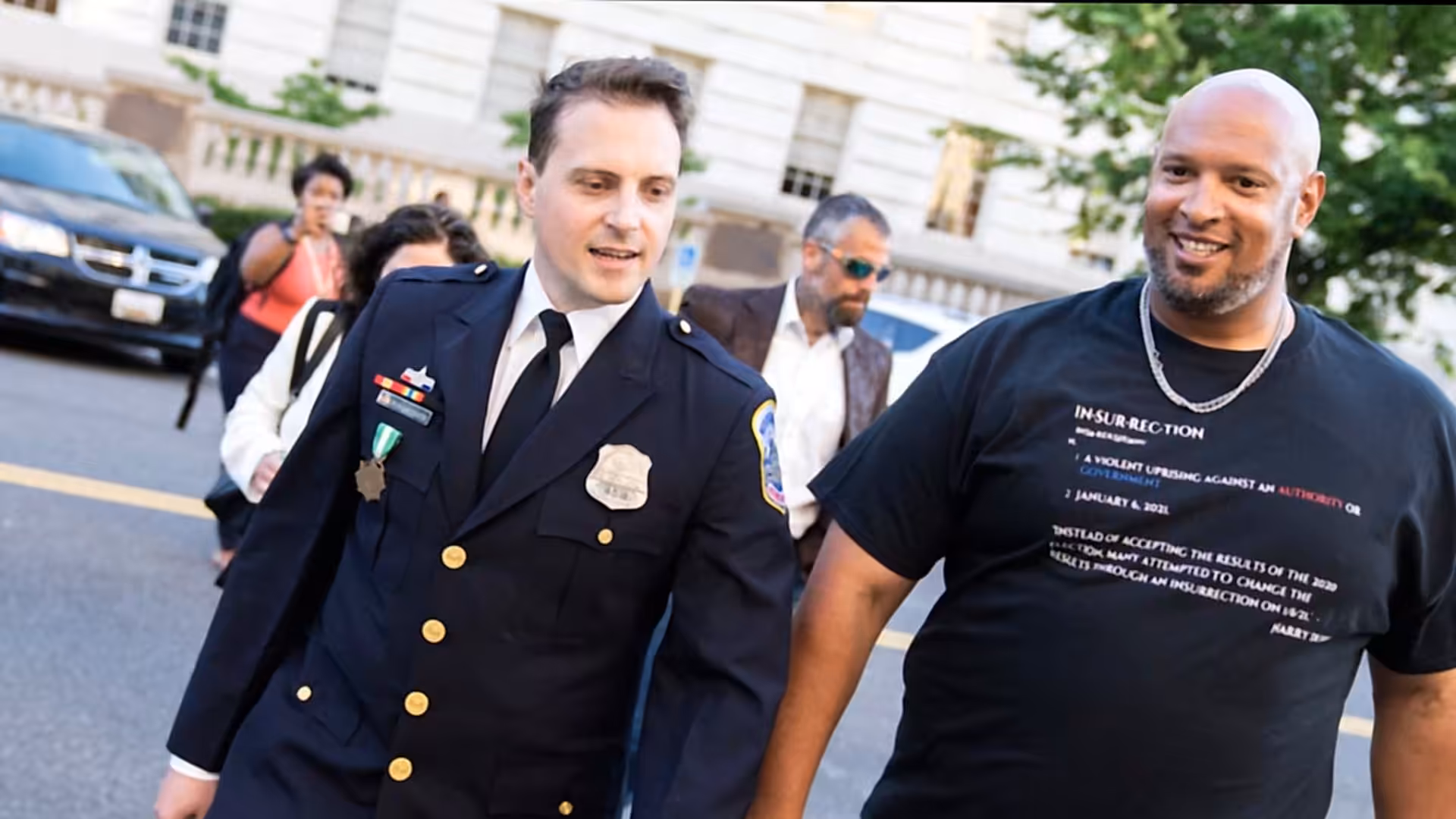 Two Jan. 6 police officers sue Trump to block $1.8B fund