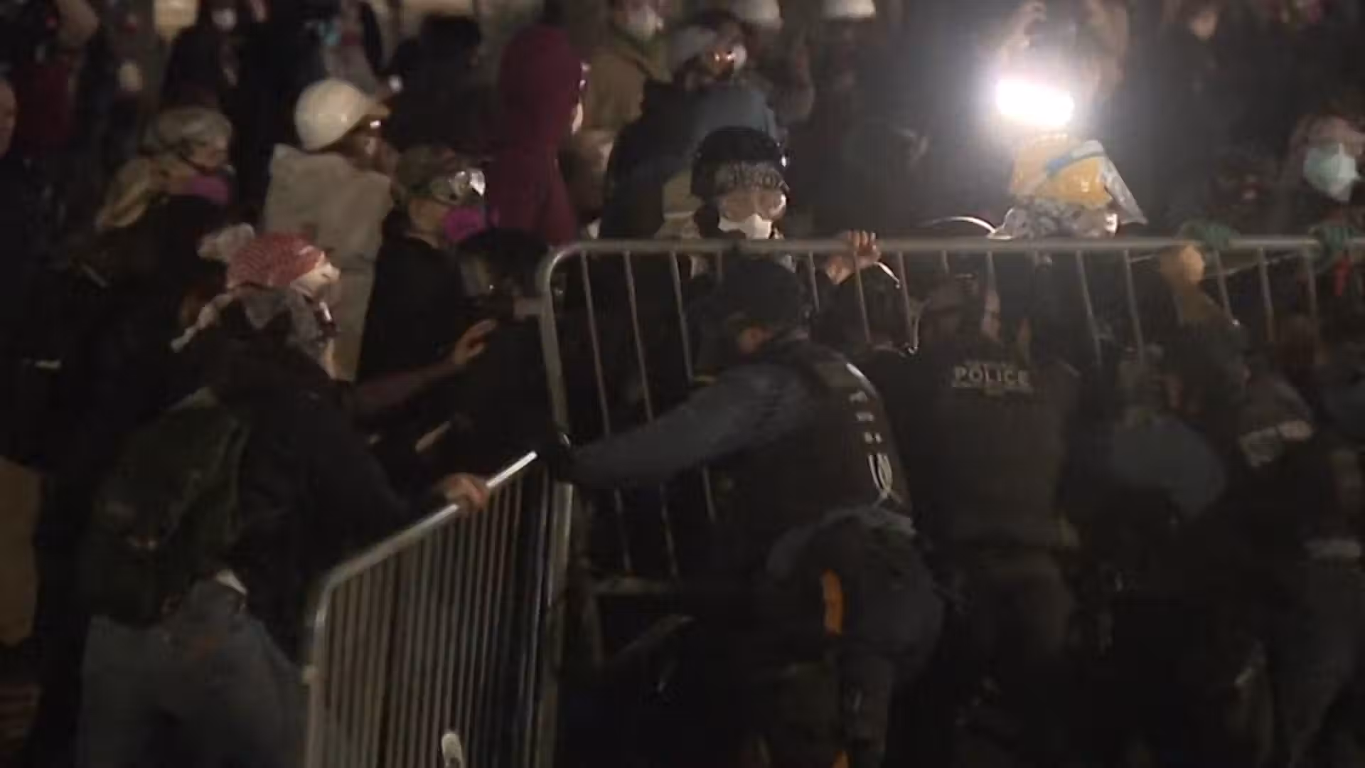 Clashes escalate at Newark ICE detention center as dueling protests intensify