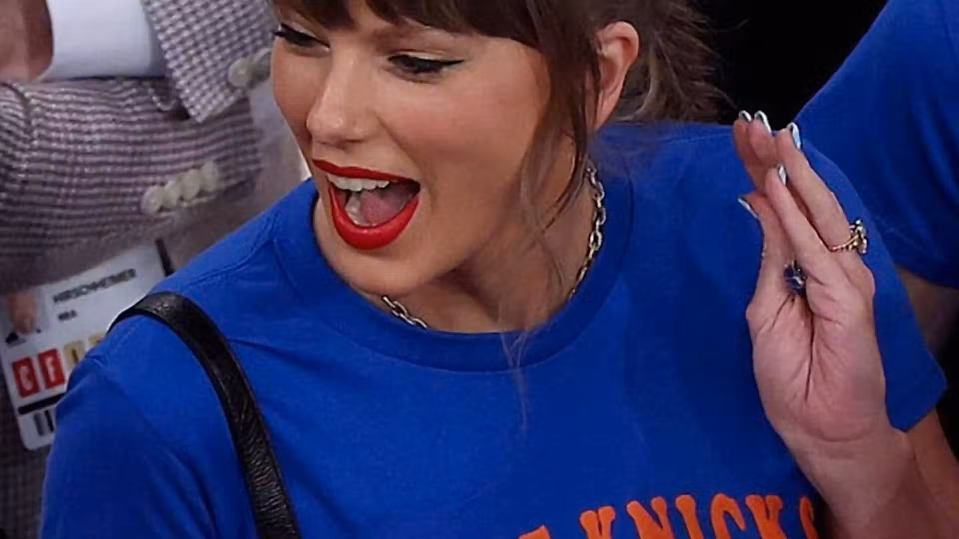 Taylor Swift attends NBA Finals Game 4 at Madison Square Garden