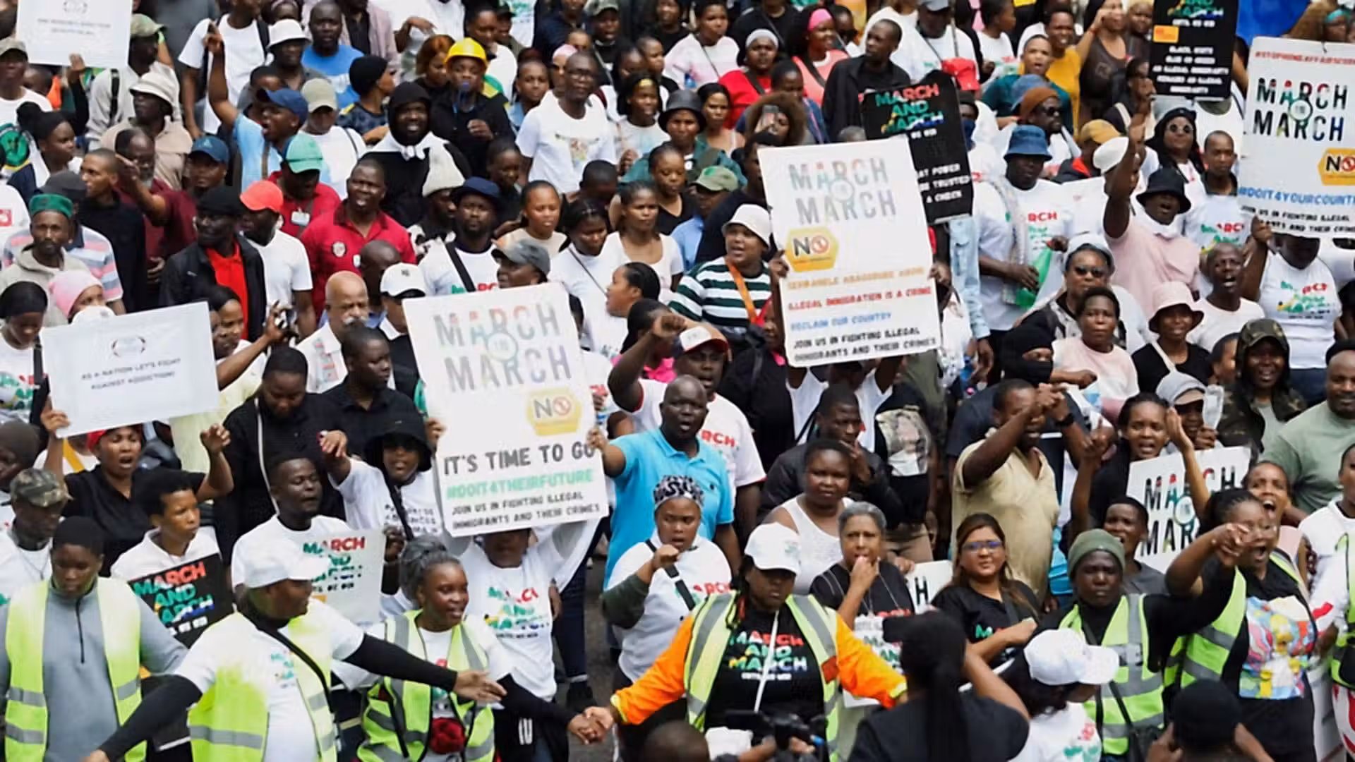 Ramaphosa warns South African anti-migrant protesters to act peacefully