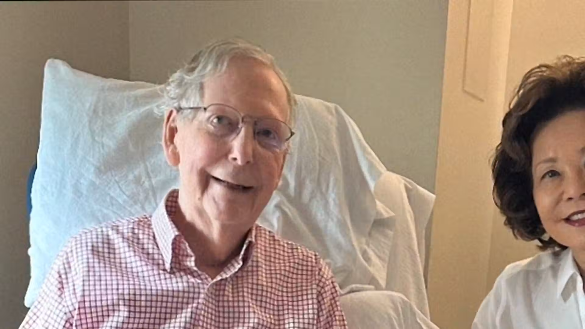 McConnell breaks silence on hospitalization, says fall caused unconsciousness