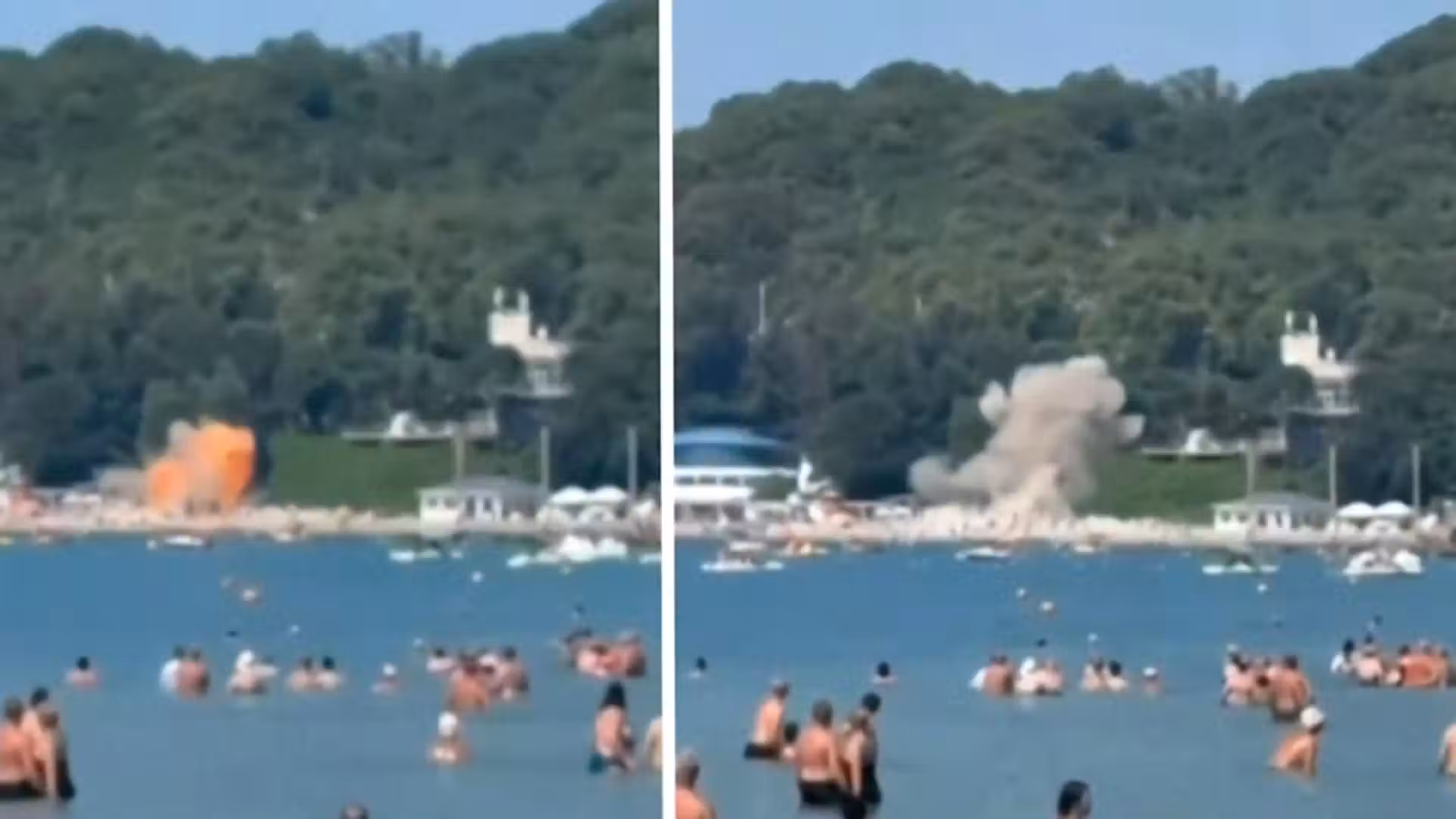 Ukrainian drone strike kills at least six on Russian beach