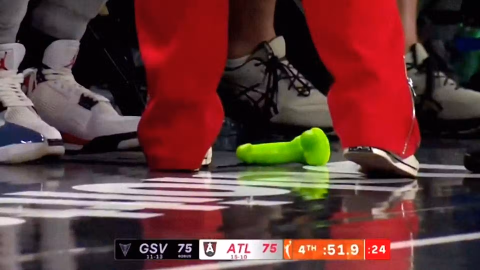 Sex toy thrown on court at WNBA game; thrower arrested