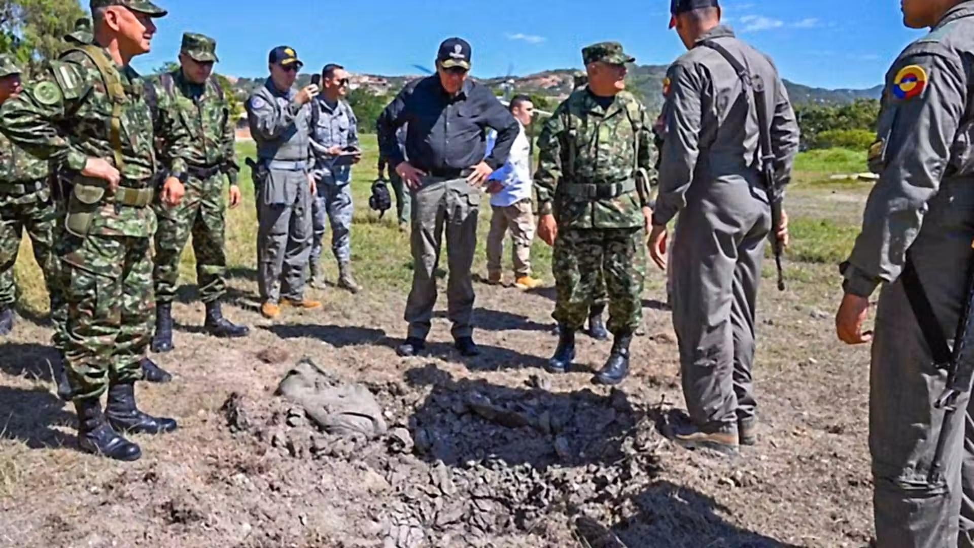 Drone attack kills three soldiers at Colombian military garrison