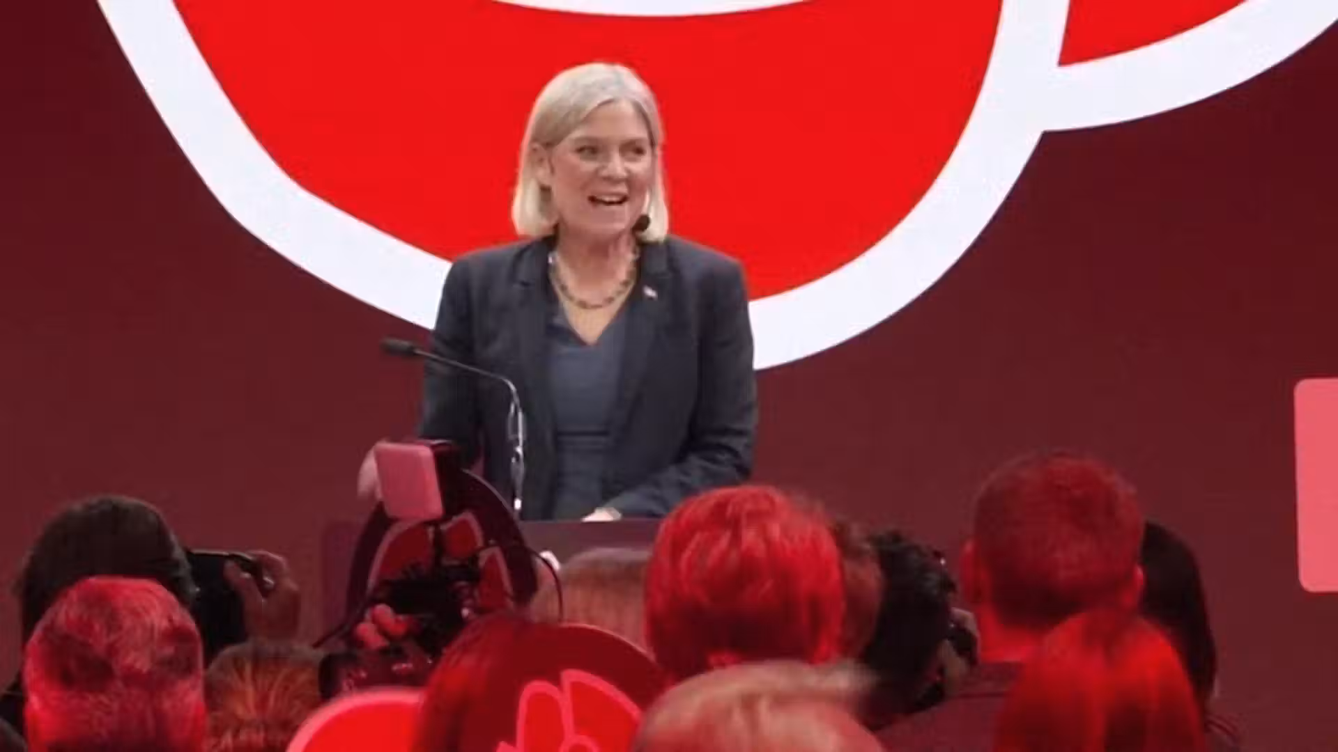 Sweden's centre-left takes narrow lead in tight election