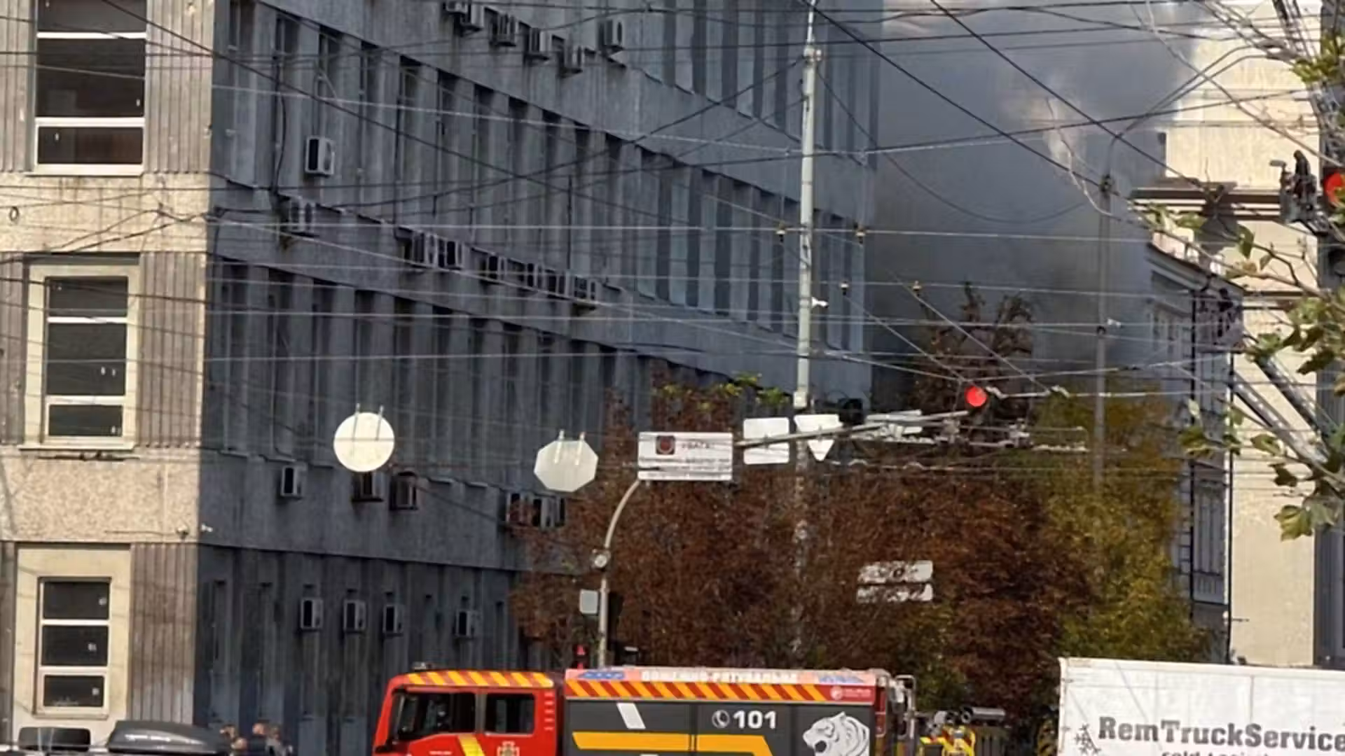 Russian drone strikes National Academy of Sciences building in Kyiv