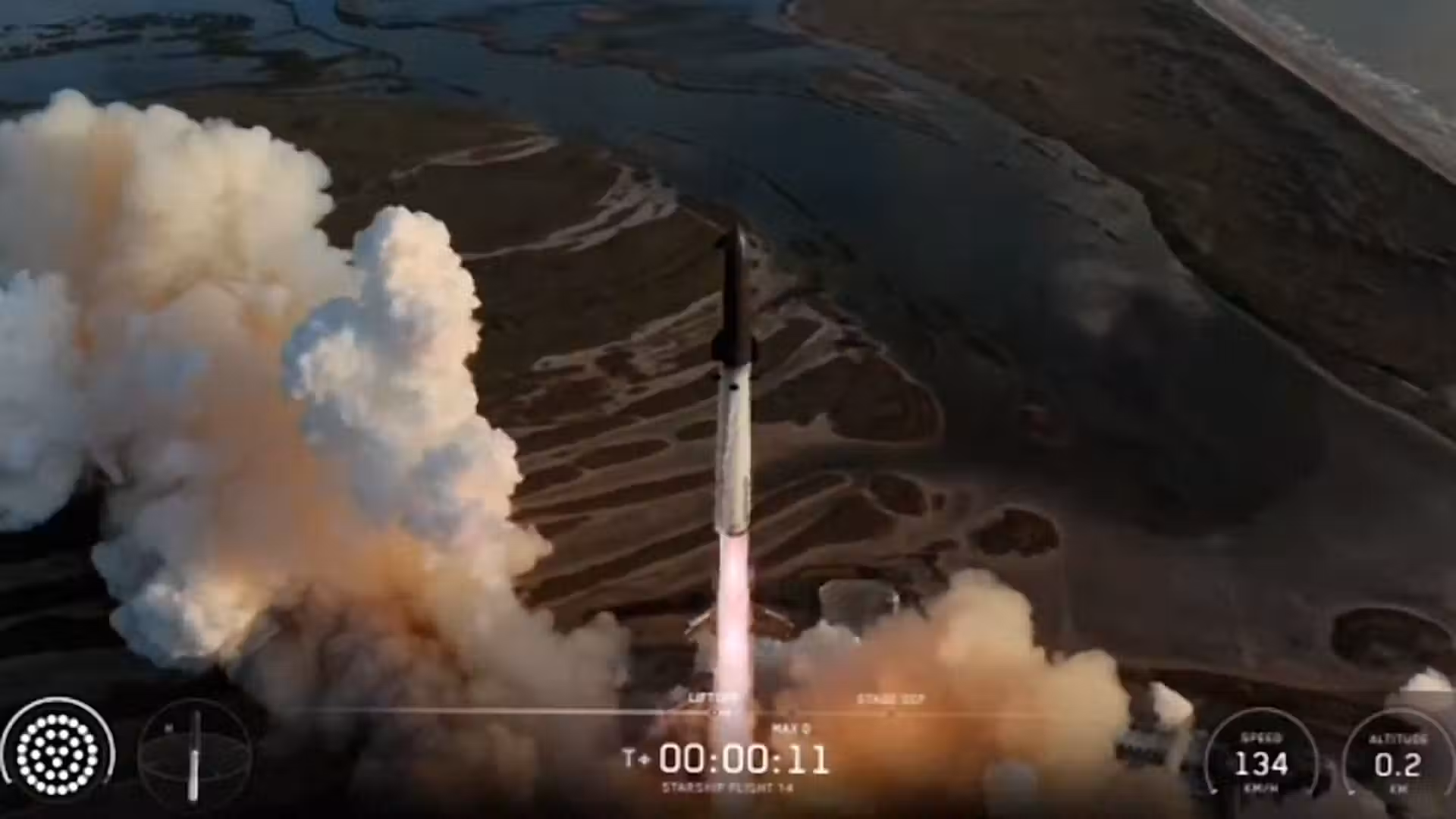 SpaceX's Starship reaches orbit for first time despite engine failure